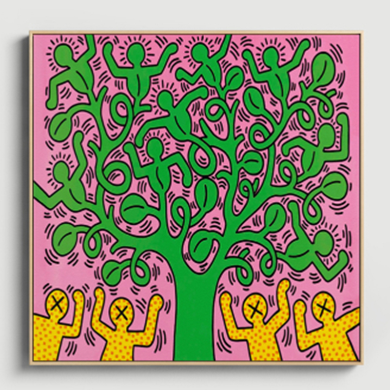 Постер Keith Haring 3 Мульти Постер Keith Haring 3 Мульти в Брянске | Loft Concept
