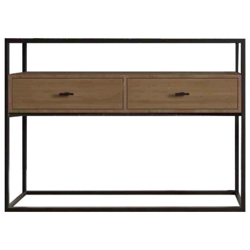 Консоль Bray Console Коричневый Черный Консоль Bray Console Коричневый Черный в Брянске | Loft Concept