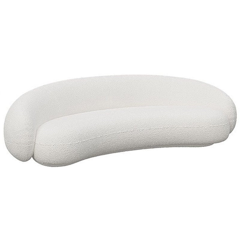Диван Miah White Boucle Collection Sofa Белый Диван Miah White Boucle Collection Sofa Белый в Брянске | Loft Concept