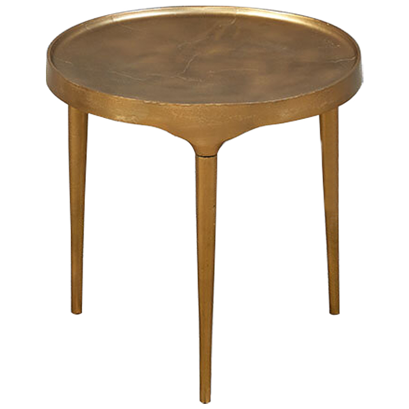 Приставной стол круглый Robby Coffee Table Золотой Приставной стол круглый Robby Coffee Table Золотой в Брянске | Loft Concept