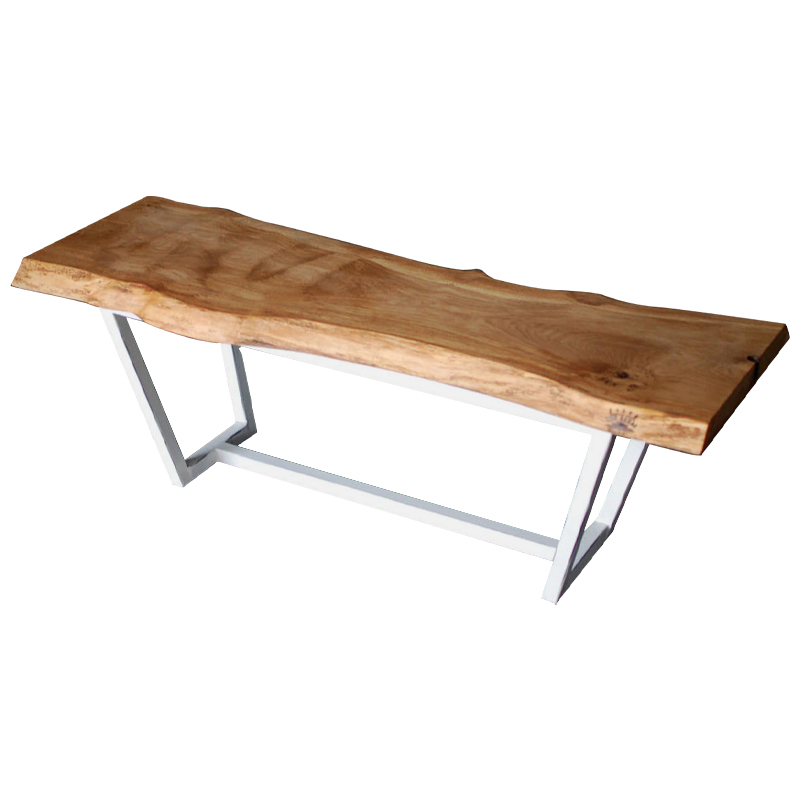 Кофейный стол Woodard Industrial Metal Rust Coffee Table Светлый дуб Белый Кофейный стол Woodard Industrial Metal Rust Coffee Table Светлый дуб Белый в Брянске | Loft Concept