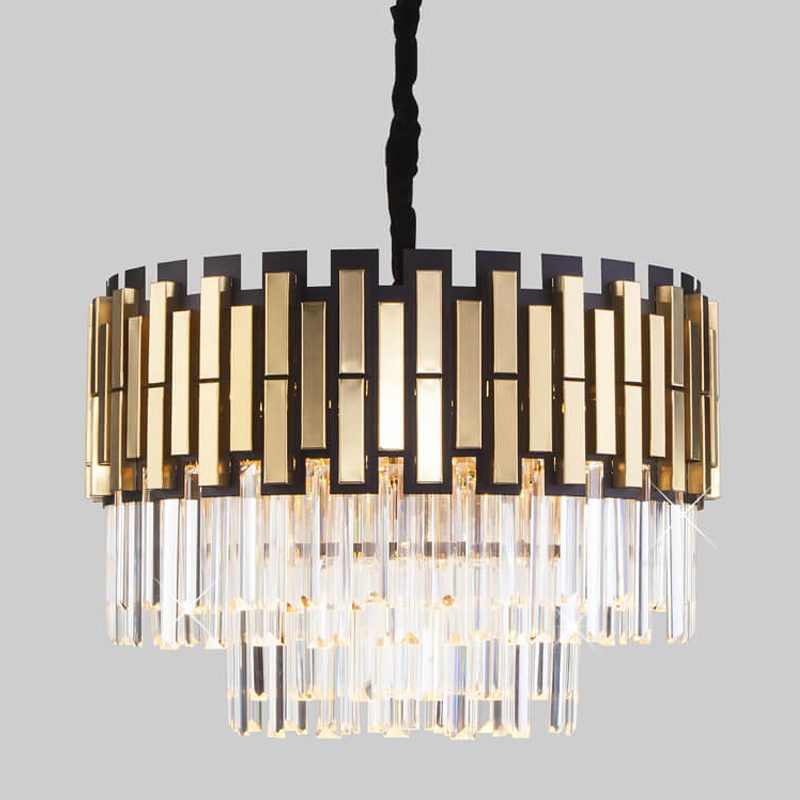 Люстра Garsent Chandelier Черный Золотой Люстра Garsent Chandelier Черный Золотой в Брянске | Loft Concept