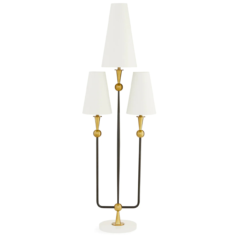 Торшер CARACAS CACTUS FLOOR LAMP Белый Мрамор Bianco Латунь Белый Торшер CARACAS CACTUS FLOOR LAMP Белый Мрамор Bianco Латунь Белый в Брянске | Loft Concept