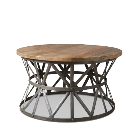 Журнальный стол Industrial Rust Barrel 80 Table Журнальный стол Industrial Rust Barrel 80 Table в Брянске | Loft Concept
