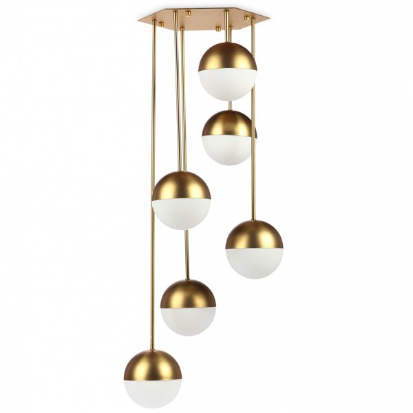 Светильник Italian Globe Cedar Moss Light 6 Латунь Античная полированная в Брянске | Loft Concept 