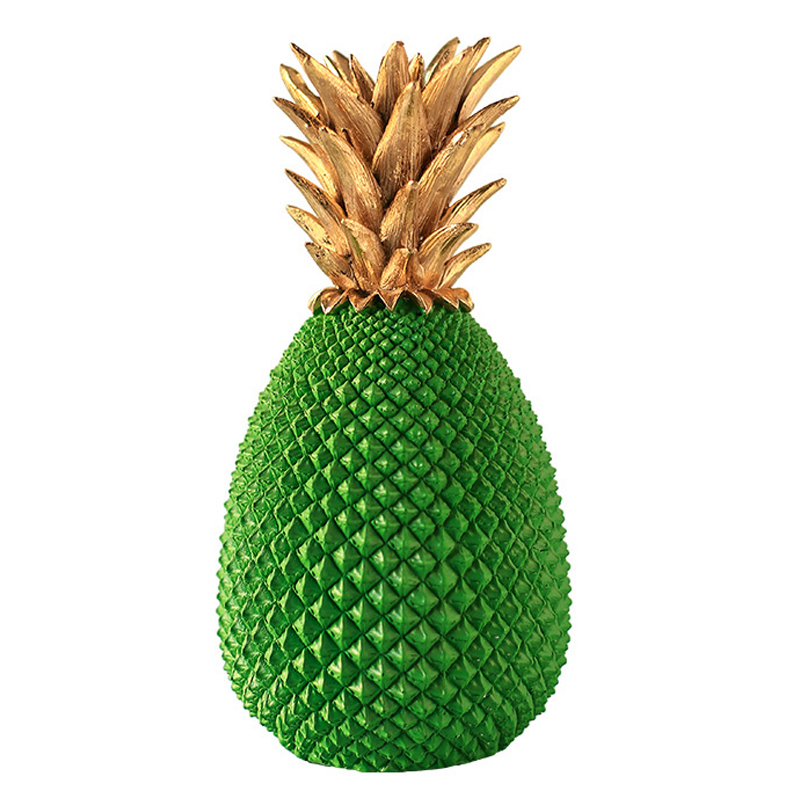 Статуэтка Gold and Green Pineapple II Зеленый Золотой Статуэтка Gold and Green Pineapple II Зеленый Золотой в Брянске | Loft Concept
