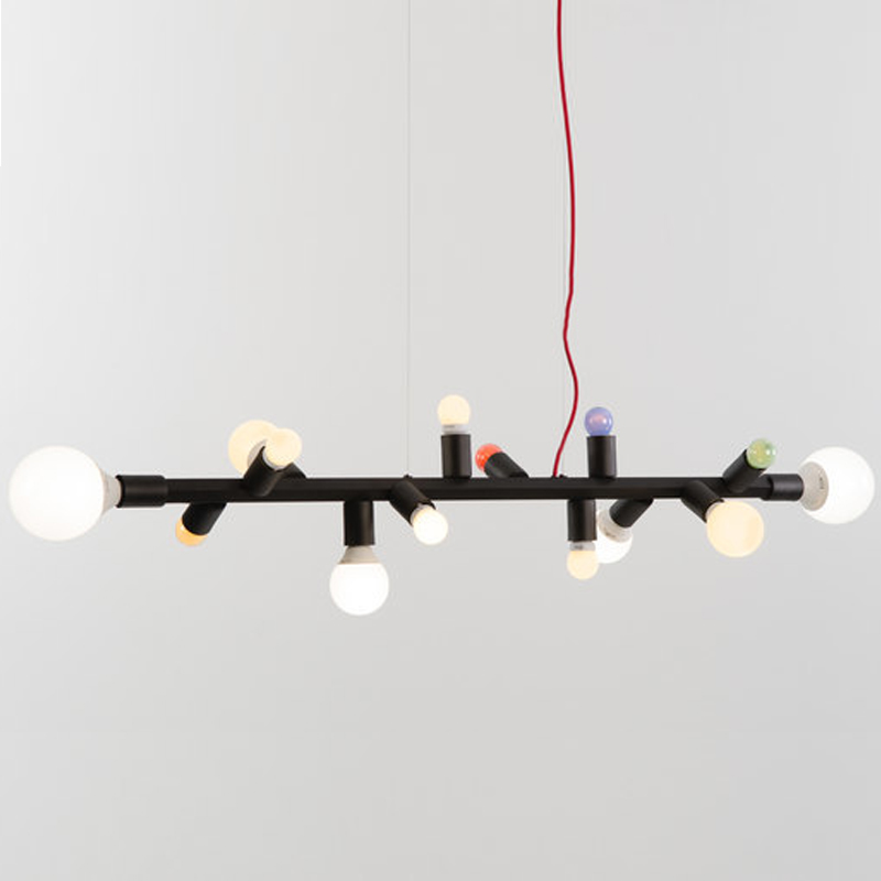 Люстра Almerich Party hanging lamp 1 Черный Мульти Люстра Almerich Party hanging lamp 1 Черный Мульти в Брянске | Loft Concept