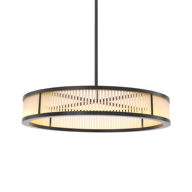 Люстра Eichholtz Chandelier Thibaud S Bronze Темная бронза Белое матовое стекло Люстра Eichholtz Chandelier Thibaud S Bronze Темная бронза Белое матовое стекло в Брянске | Loft Concept