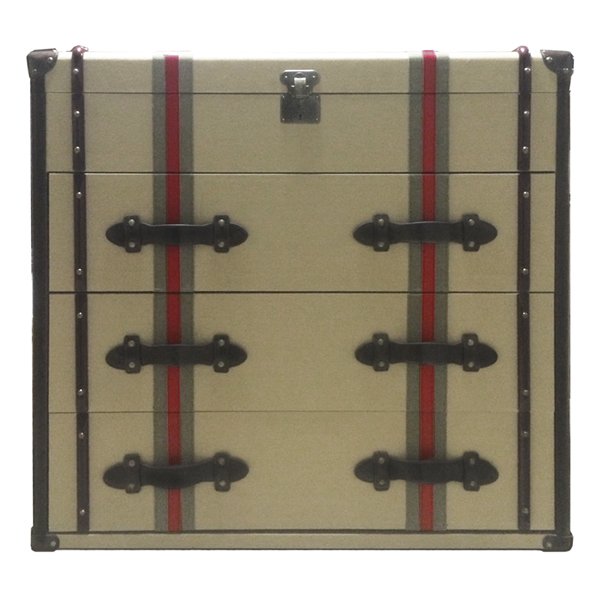 Комод с тканевой обивкой Richards Red line Canvas Medium chest of drawers Комод с тканевой обивкой Richards Red line Canvas Medium chest of drawers в Брянске | Loft Concept