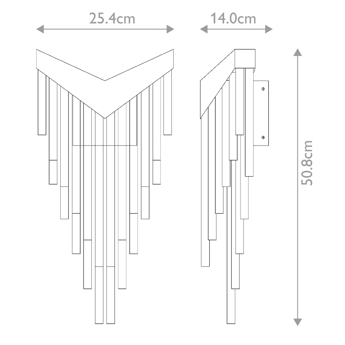 Бра с длинными прозрачными трубками Eurofase в Брянске
