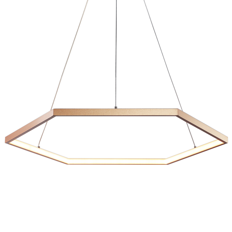 Люстра Hexagon Horizontal Золотой Люстра Hexagon Horizontal Золотой в Брянске | Loft Concept