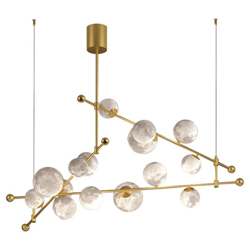 Светильник Tech Lighting Modern Rail Geometric Linear Suspension 15 Gold Белый Золотой Светильник Tech Lighting Modern Rail Geometric Linear Suspension 15 Gold Белый Золотой в Брянске | Loft Concept