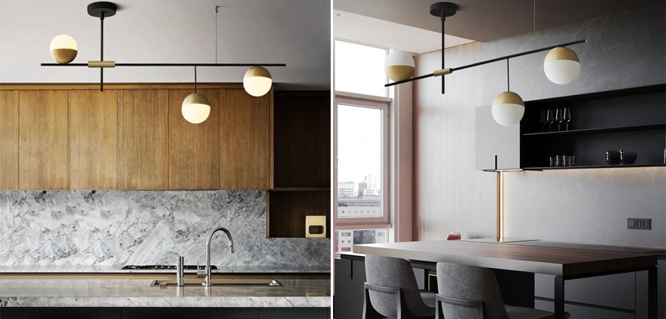 Люстра Balls white & brass 3 Люстра Balls white & brass 3 - Loft-Concept в Брянске