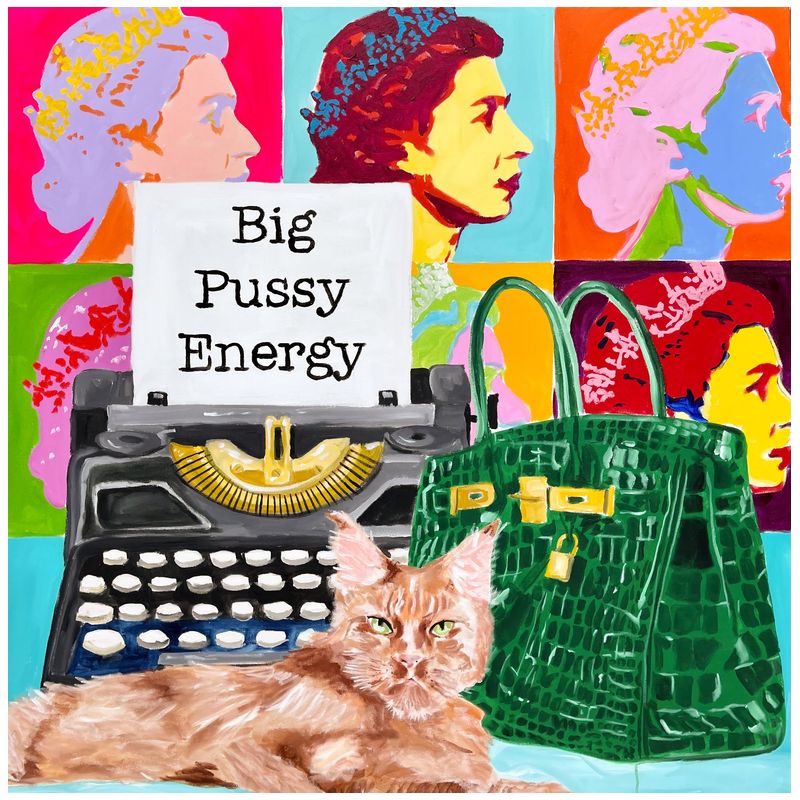 Картина Big Pussy Energy Мульти Картина Big Pussy Energy Мульти в Брянске | Loft Concept