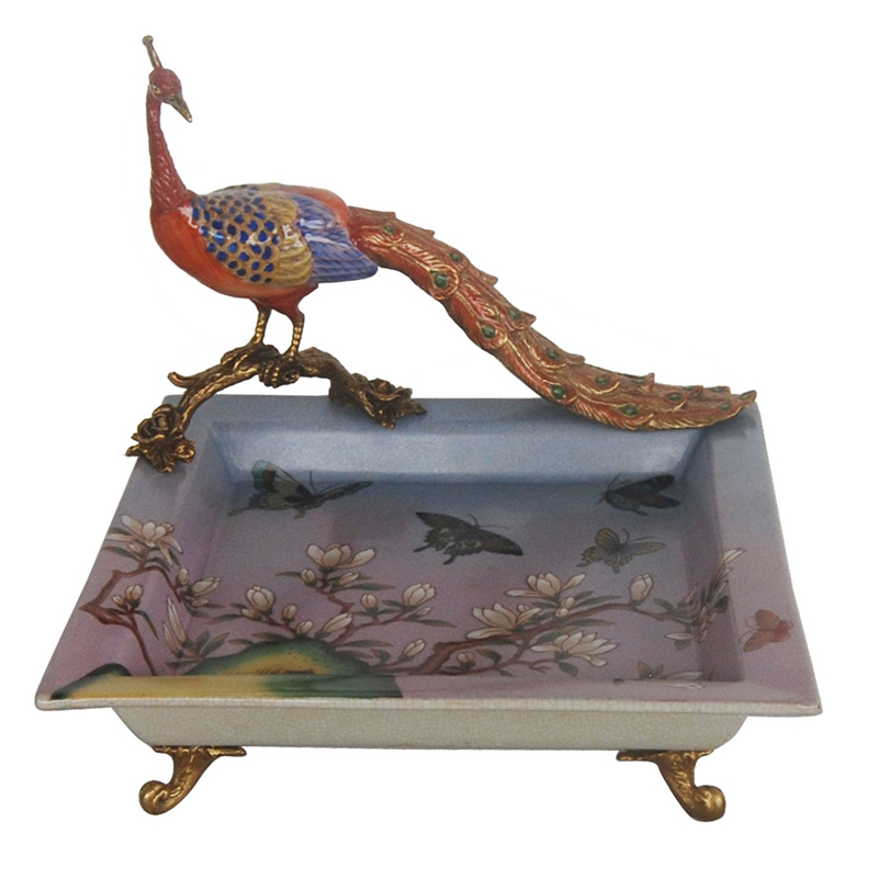 Блюдо Red Peacock Бронза Мульти Блюдо Red Peacock Бронза Мульти в Брянске | Loft Concept