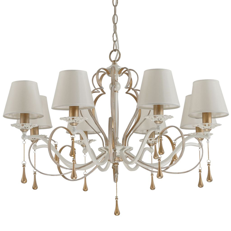 Люстра Batiste Chandelier 80 Золотой Белый Люстра Batiste Chandelier 80 Золотой Белый в Брянске | Loft Concept