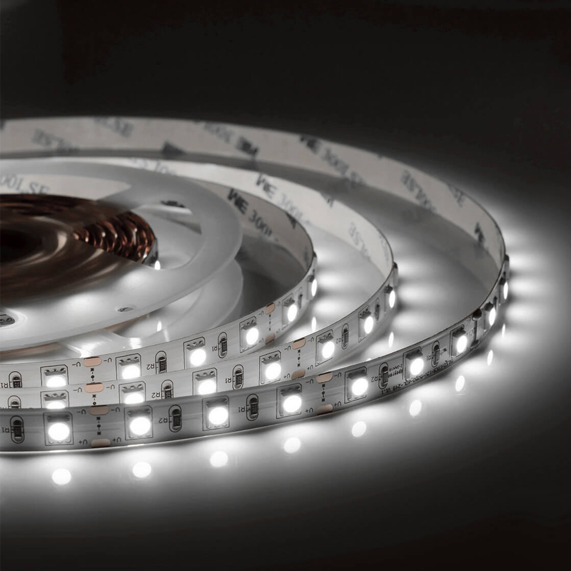 Светодиодная лента 14,4W/m 60Led/m 5050SMD дневной белый Белый Светодиодная лента 14,4W/m 60Led/m 5050SMD дневной белый Белый в Брянске | Loft Concept