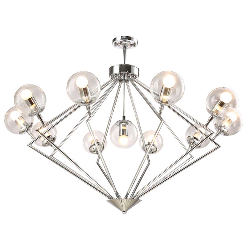 Люстра Liebaud Chandelier 11 lamp Хром Люстра Liebaud Chandelier 11 lamp Хром в Брянске | Loft Concept