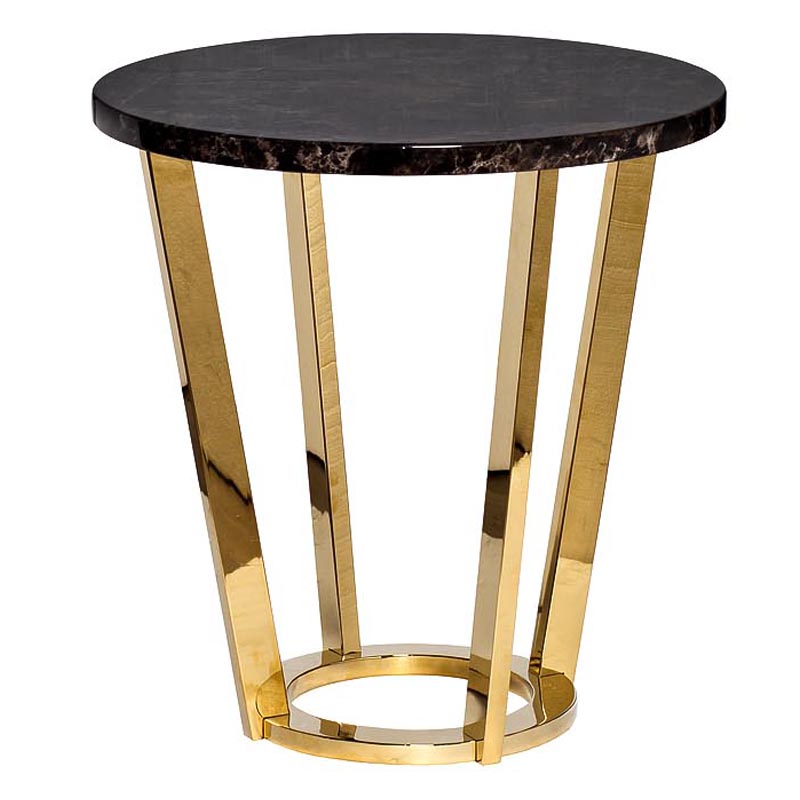 Приставной стол Serker Side Table Золотой Приставной стол Serker Side Table Золотой в Брянске | Loft Concept