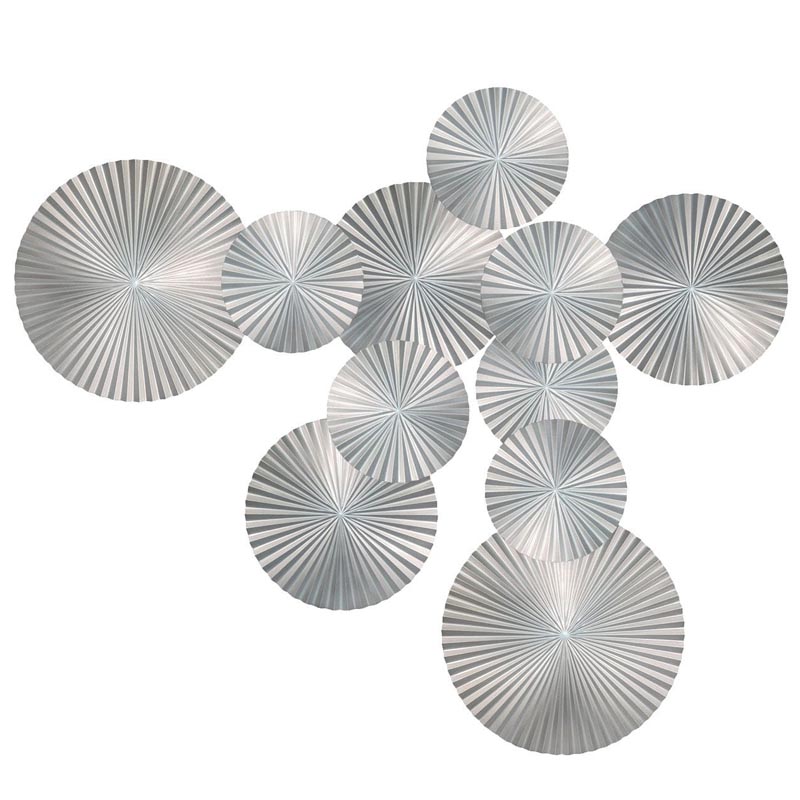 Арт-объект Apollo Silver Wall Plaque Disc 11 Серебряный Арт-объект Apollo Silver Wall Plaque Disc 11 Серебряный в Брянске | Loft Concept