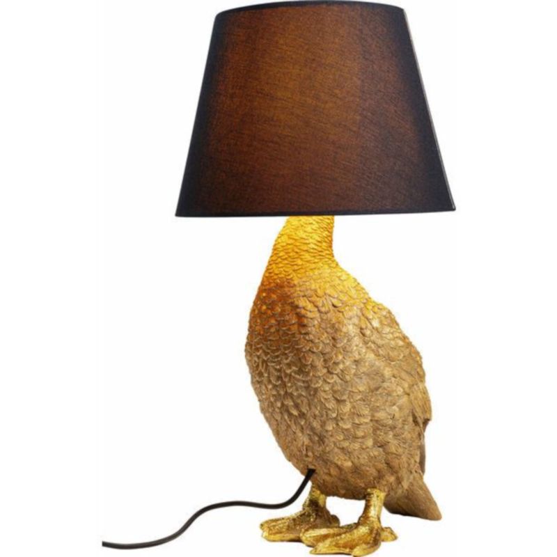 Настольная лампа A bird in ambush Черный Золотой Настольная лампа A bird in ambush Черный Золотой в Брянске | Loft Concept