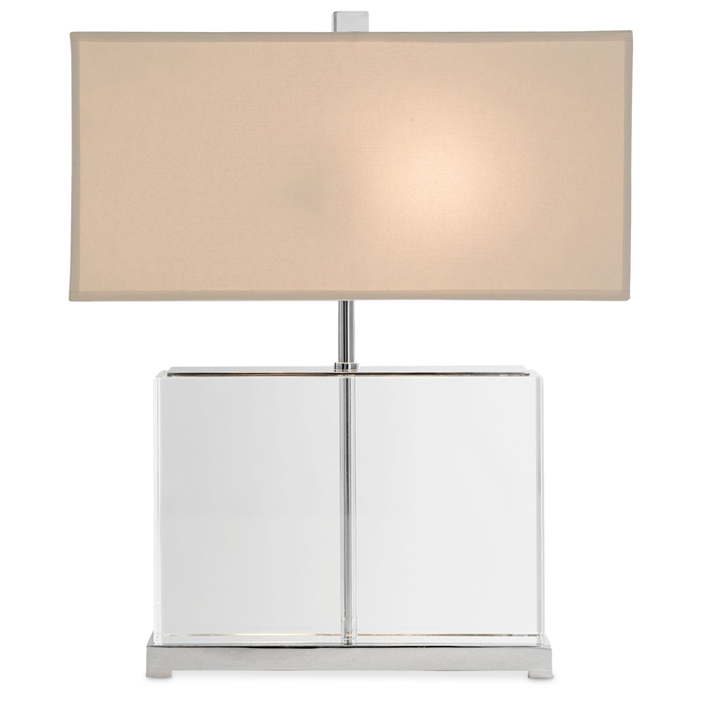 Настольная лампа Eichholtz Table Lamp Warwick Прозрачный Белый Настольная лампа Eichholtz Table Lamp Warwick Прозрачный Белый в Брянске | Loft Concept