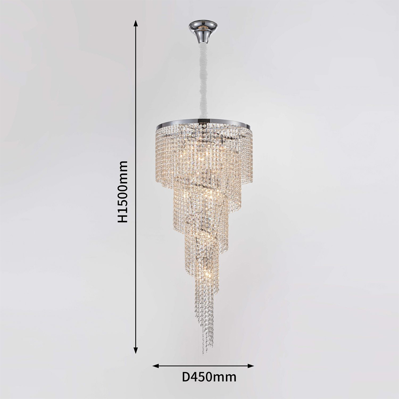 Хрустальная люстра Crystal Art Nickel D45 см Хрустальная люстра Crystal Art Nickel D45 см в Брянске