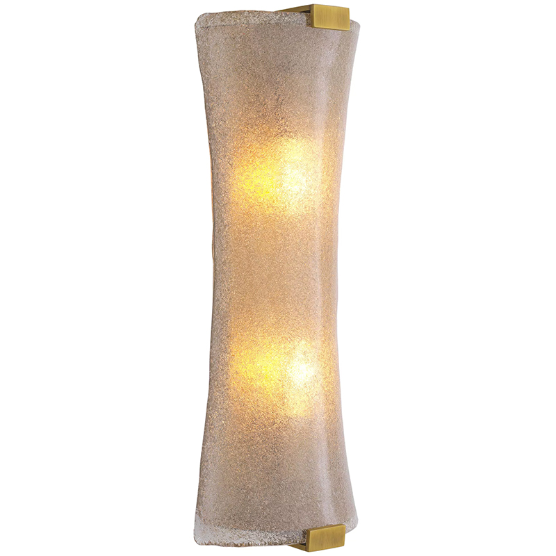 Бра Eichholtz Wall Lamp Bern Латунь Прозрачный Стекло Смок Бра Eichholtz Wall Lamp Bern Латунь Прозрачный Стекло Смок в Брянске | Loft Concept
