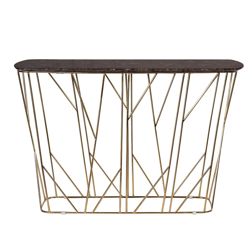 Консоль Rosalin Console Золотой Консоль Rosalin Console Золотой в Брянске | Loft Concept