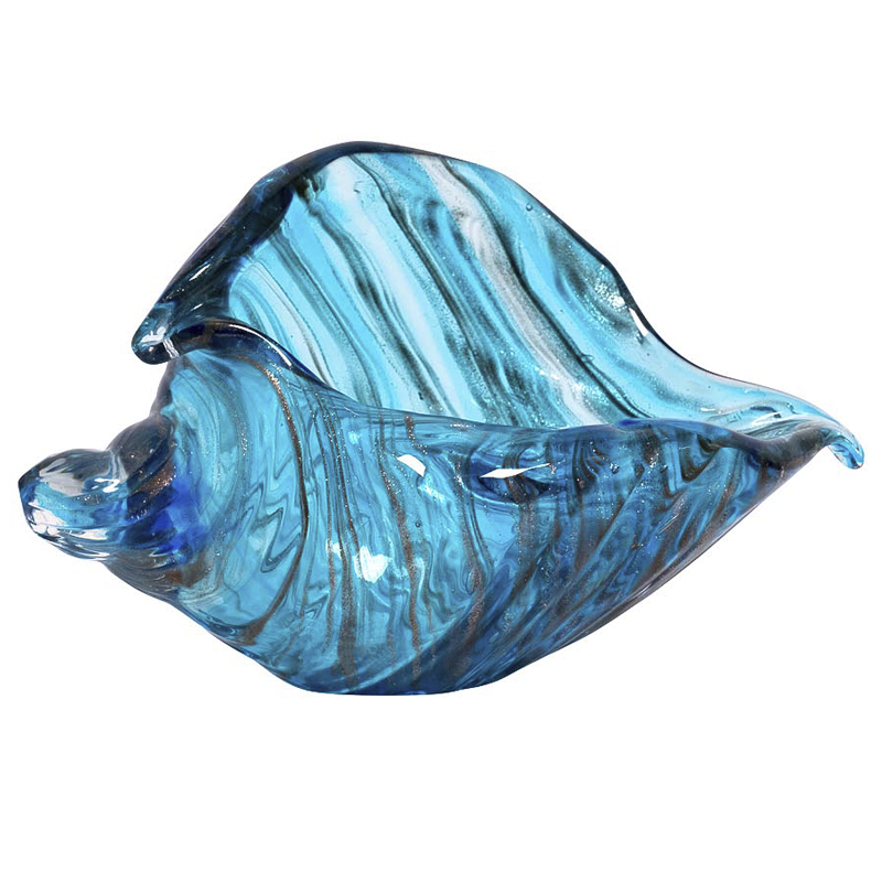 Статуэтка Glass Blue Shell Голубой Статуэтка Glass Blue Shell Голубой в Брянске | Loft Concept