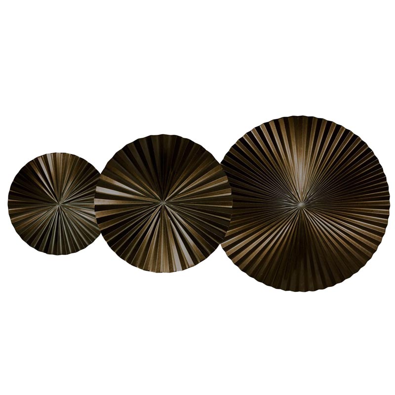 Арт-объект Apollo Brown Wall Plaque Disc 3 Коричневый Арт-объект Apollo Brown Wall Plaque Disc 3 Коричневый в Брянске | Loft Concept