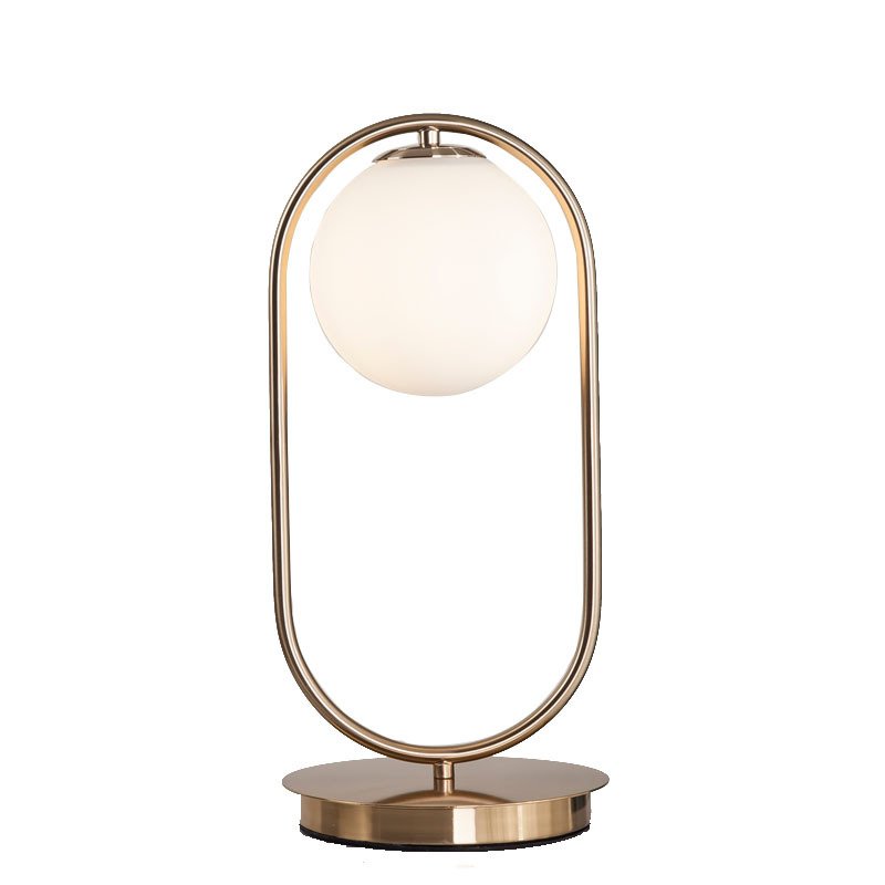 Настольная лампа CORDA TABLE LAMP Белый Латунь Настольная лампа CORDA TABLE LAMP Белый Латунь в Брянске | Loft Concept