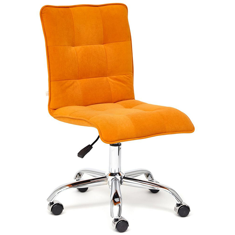 Кресло Deborah flock orange Оранжевый Хром Кресло Deborah flock orange Оранжевый Хром в Брянске | Loft Concept