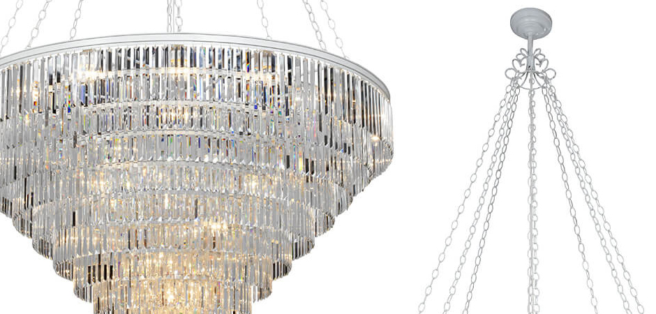 Большая Многоярусная люстра ODEON CLEAR GLASS 11-TIER диаметр 160 см Большая Многоярусная люстра ODEON CLEAR GLASS 11-TIER диаметр 160 см - Loft-Concept в Брянске