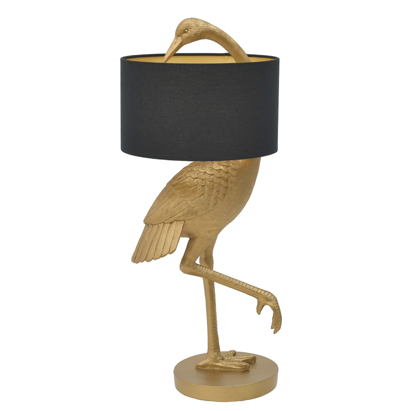 Настольная лампа Golden Stork Table lamp Золотой Черный в Брянске | Loft Concept 