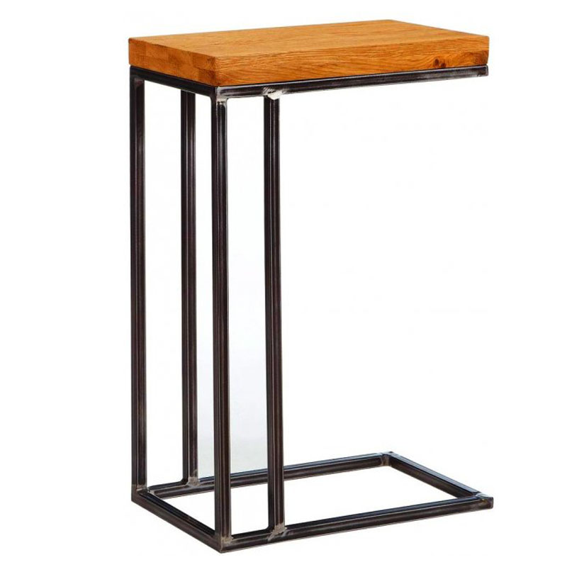 Приставной стол Industrial Oak Sybil Side Table Черный в Брянске | Loft Concept 