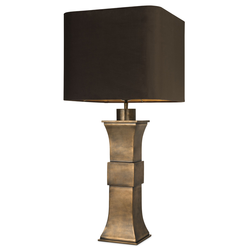 Настольная лампа Eichholtz Table Lamp Avia Латунь Античная полированная Черный Настольная лампа Eichholtz Table Lamp Avia Латунь Античная полированная Черный в Брянске | Loft Concept