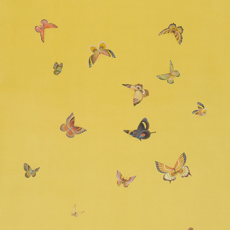 Обои ручная роспись Butterflies Monarch on dyed paper  в Брянске | Loft Concept 