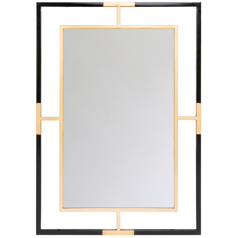 Зеркало Arnaudine Mirror Зеркало Черный матовое золото в Брянске | Loft Concept 