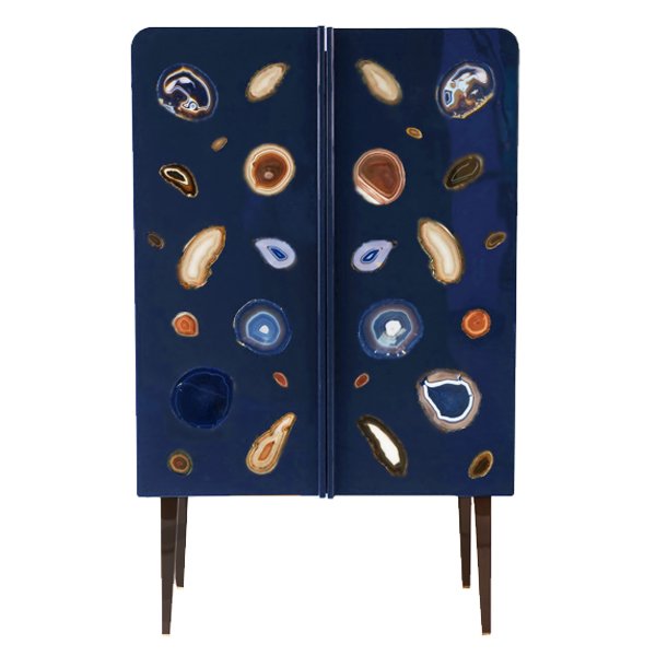 Patrick Naggar Gem Cabinet шкаф украшенный агатами Коричневый Шоколад (Chocolate) Patrick Naggar Gem Cabinet шкаф украшенный агатами Коричневый Шоколад (Chocolate) в Брянске | Loft Concept