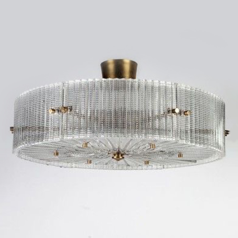 Потолочный светильник Cillian Ceiling Lamp Латунь Прозрачный Потолочный светильник Cillian Ceiling Lamp Латунь Прозрачный в Брянске | Loft Concept