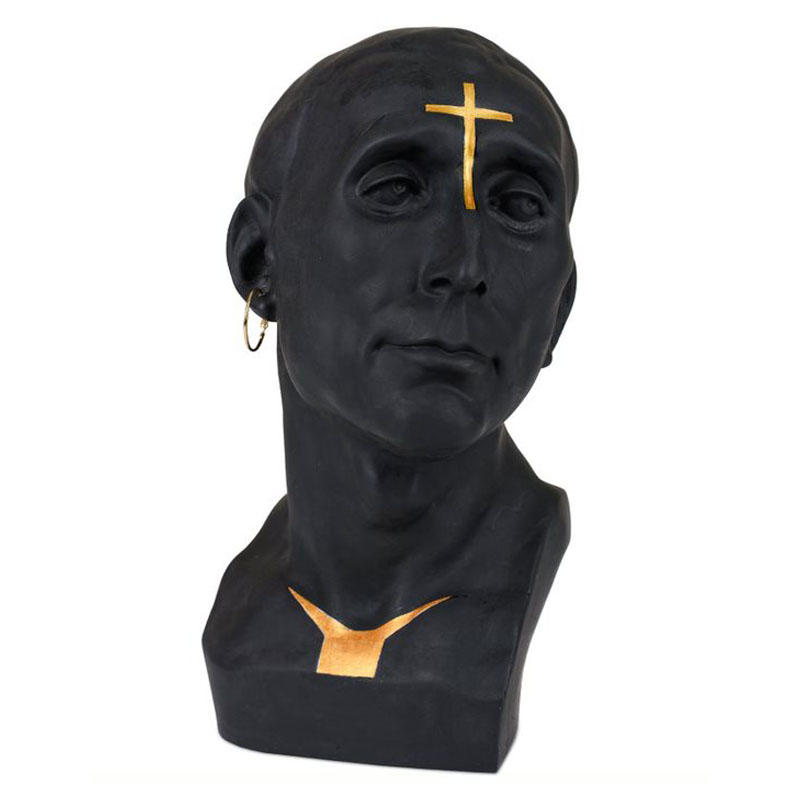 Статуэтка Bust Black Man Черный Золотой Статуэтка Bust Black Man Черный Золотой в Брянске | Loft Concept