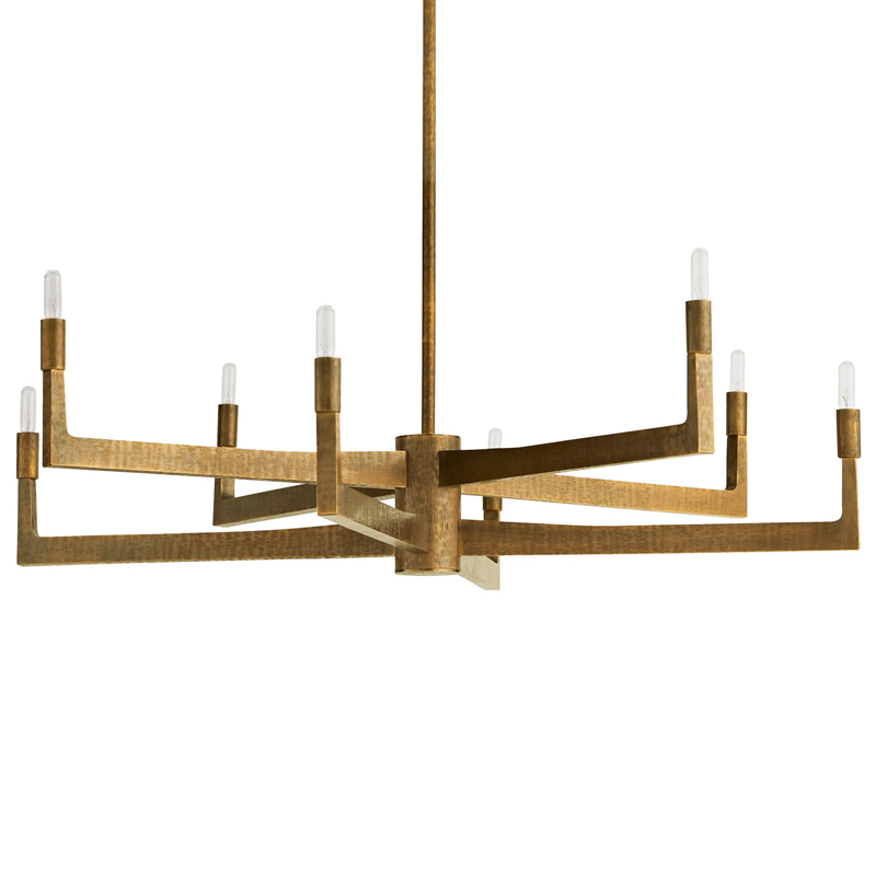 Люстра Arteriors GRIFF CHANDELIER Золотой Латунь Люстра Arteriors GRIFF CHANDELIER Золотой Латунь в Брянске | Loft Concept