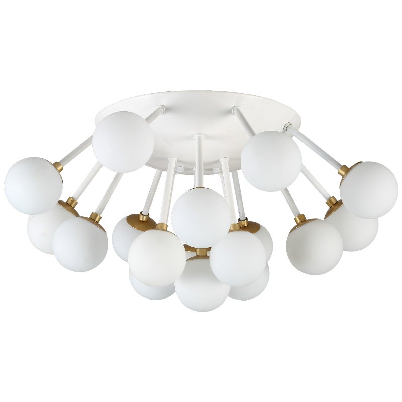 Потолочная люстра Fungi ceiling Белый Золотой Потолочная люстра Fungi ceiling Белый Золотой в Брянске | Loft Concept