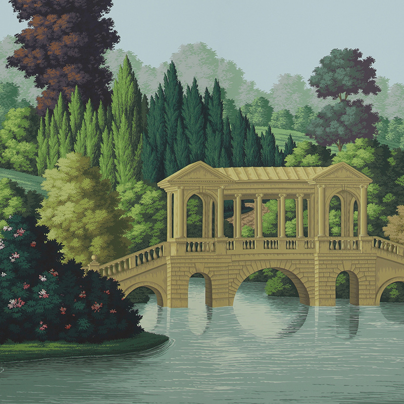 Обои ручная роспись English Landscape Gainsborough on scenic paper  в Брянске | Loft Concept 