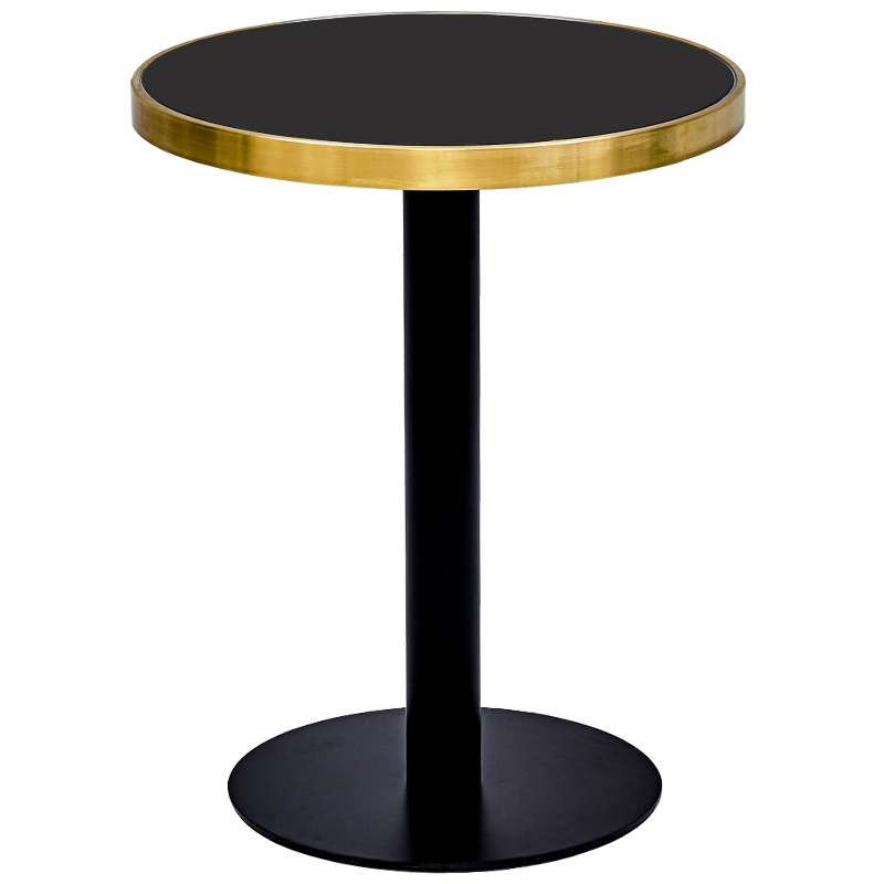 Обеденный стол Tadeo Dinner Table Глянцевое золото Черный в Брянске | Loft Concept 