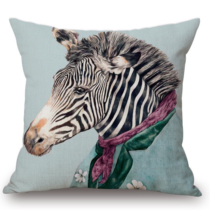 Декоративная подушка Zebra #2 Мульти Декоративная подушка Zebra #2 Мульти в Брянске | Loft Concept