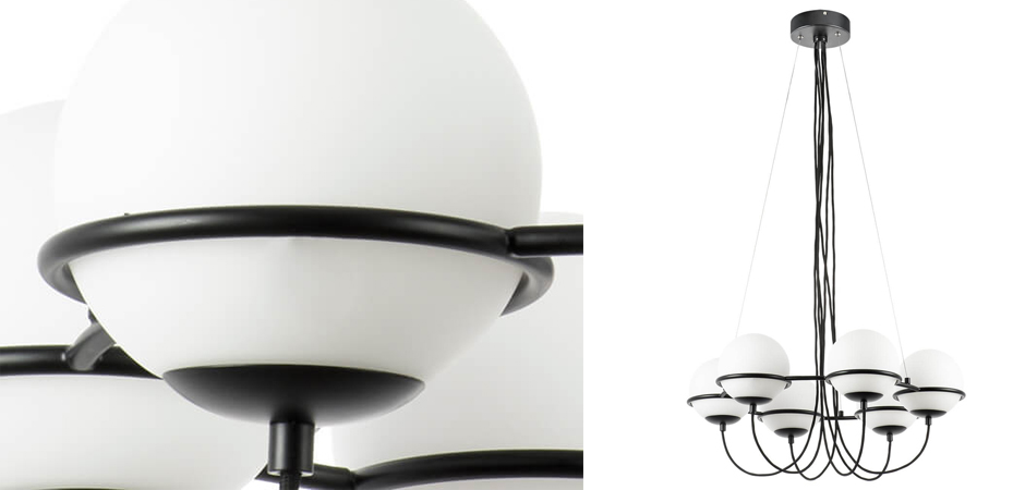 Люстра Melissa Chandelier Black 6 Люстра Melissa Chandelier Black 6 - Loft-Concept в Брянске