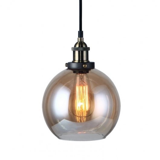 Подвесной светильник Amber Glass Cafe Pendant Янтарь (Amber) Подвесной светильник Amber Glass Cafe Pendant Янтарь (Amber) в Брянске | Loft Concept