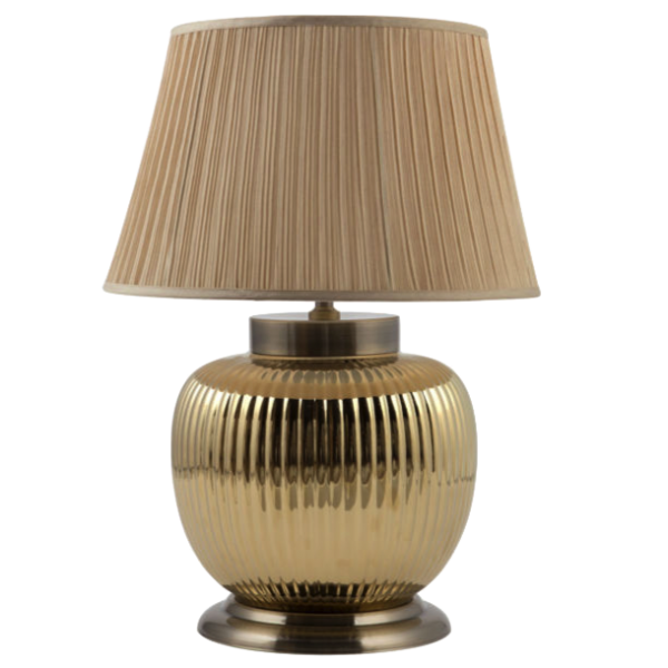 Настольная лампа Fluted Gold Настольная лампа Fluted Gold в Брянске | Loft Concept